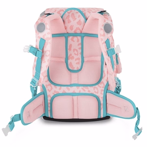 Iskolatáska szett OXY Sky 4 részes Cat tolltartóval, tornazsákkal és cserélhető matricával