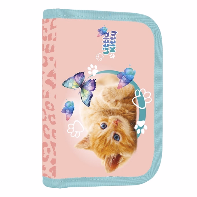 Iskolatáska szett OXY Sky 4 részes Cat tolltartóval, tornazsákkal és cserélhető matricával