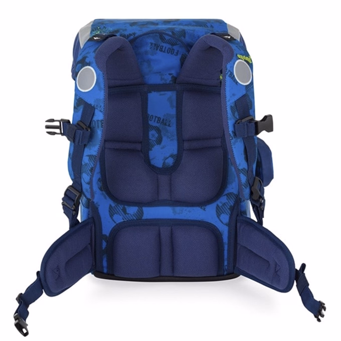 Iskolatáska szett OXY Sky 4 részes Football tolltartóval, tornazsákkal és cserélhető matricával