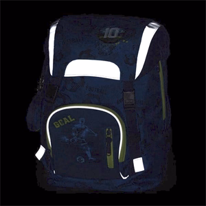 Iskolatáska szett OXY Sky 4 részes Football tolltartóval, tornazsákkal és cserélhető matricával