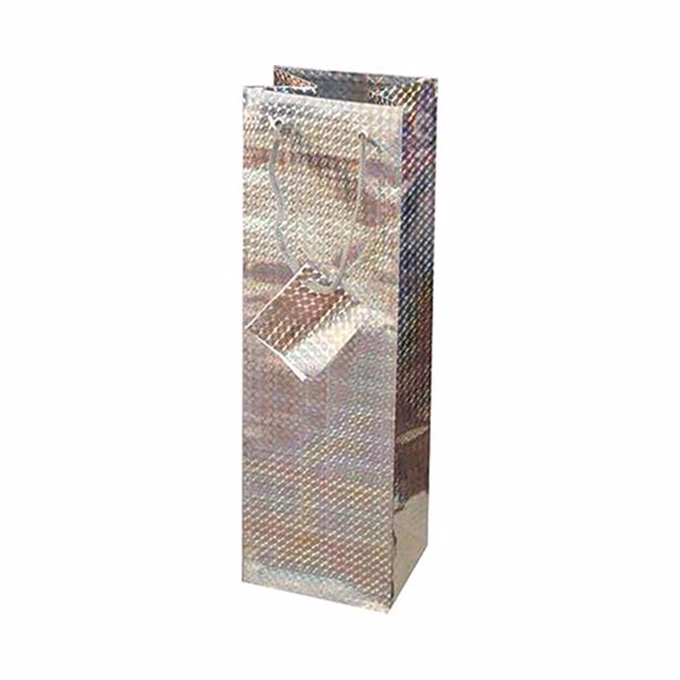 Italtasak CREATIVE Special Hologram 13x36x9 cm egyszínű ezüst sodort füles