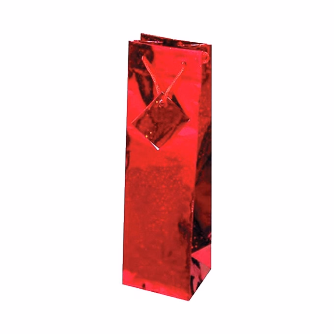 Italtasak CREATIVE Special Hologram 13x36x9 cm egyszínű piros sodort füles