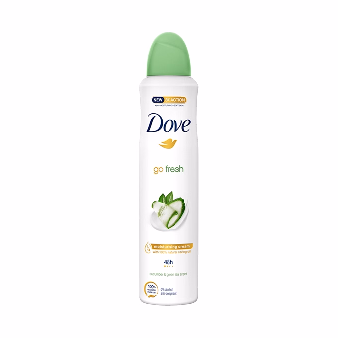 Izzadásgátló deo DOVE Go Fresh Cucumber 200ml Izzadásgátló deo DOVE Go Fresh Cucumber 200ml