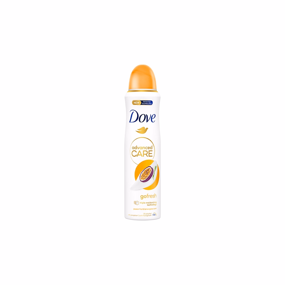 Izzadásgátló deo DOVE Go Fresh Passiógyümölcs és Citromfű 150ml