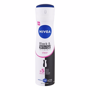 Izzadásgátló deo NIVEA B&W invisible clear 150 ml