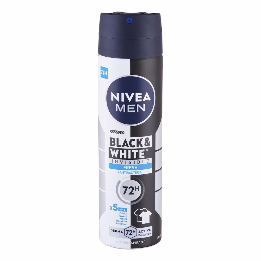 Izzadásgátló deo NIVEA MEN B&W invisible fresh 150 ml
