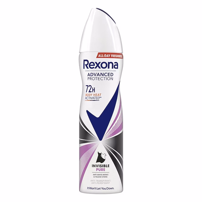 Izzadásgátló deo REXONA adv. prot. invisible pure 150 ml