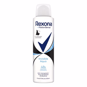 Izzadásgátló deo REXONA invisible aqua 150 ml