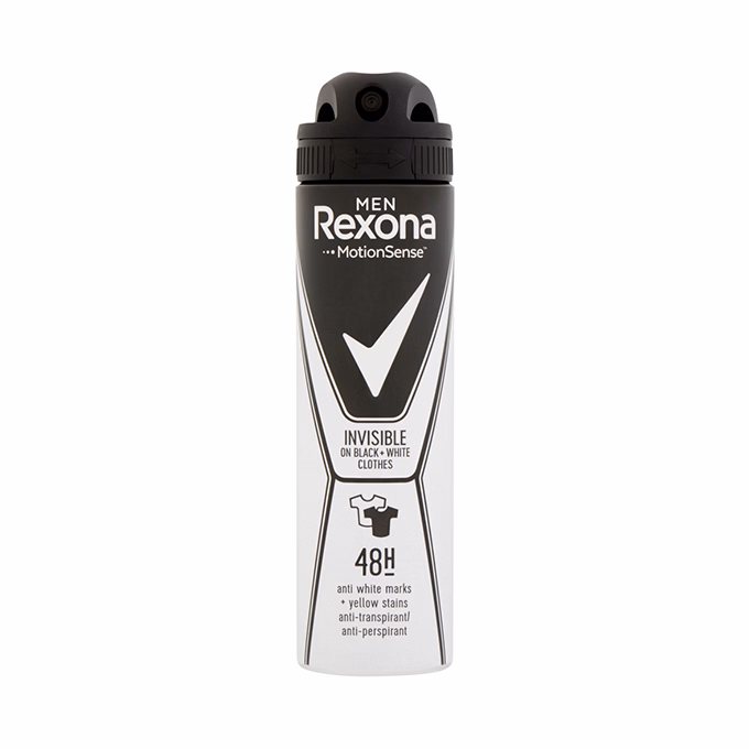 Izzadásgátló deo férfi REXONA Invisible Black & White 150ml