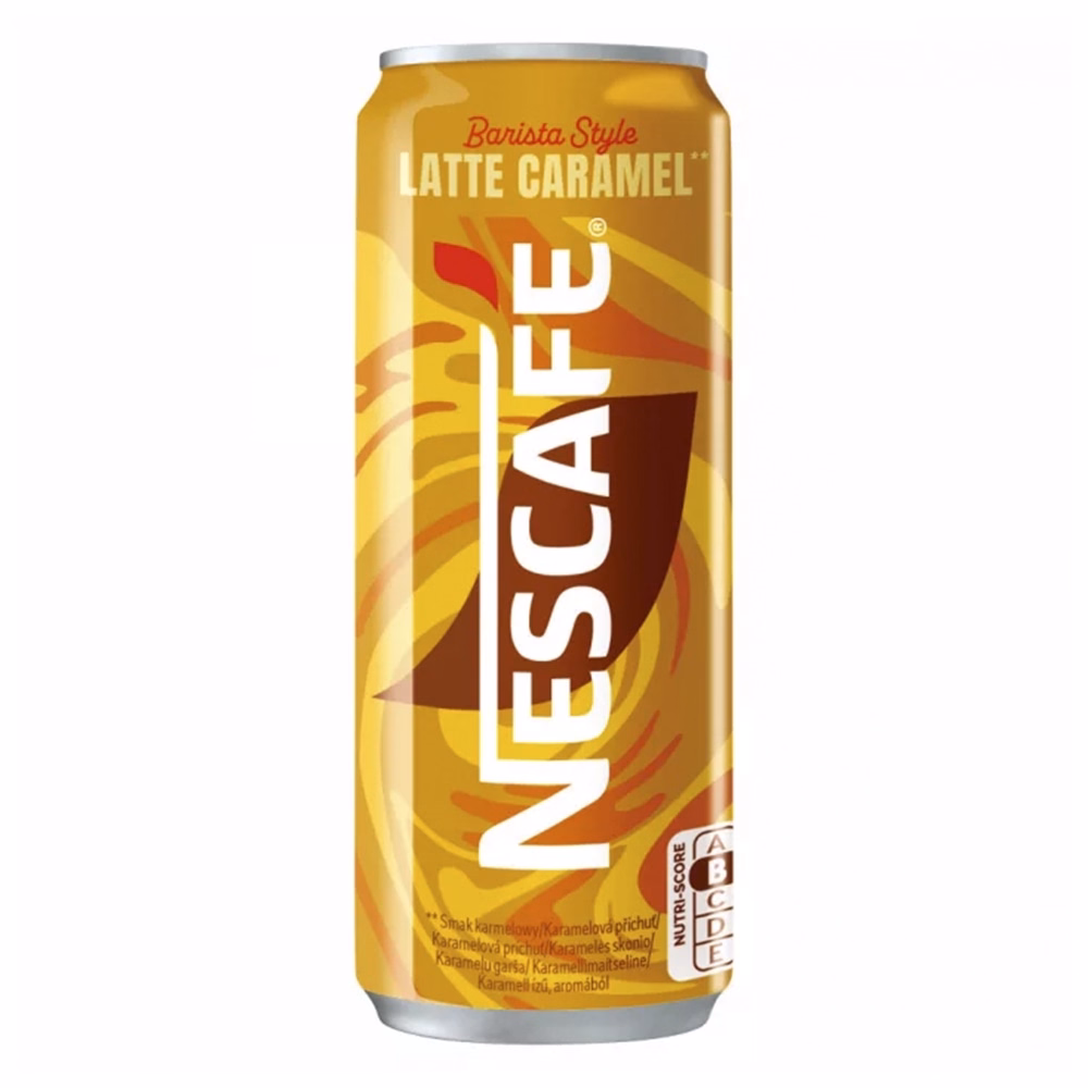 Jegeskávé ital NESCAFE Barista Caramell Latte 250 ml