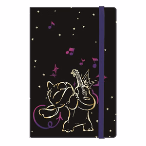 Jegyzetfüzet vonalas COOLPACK Stitch Gold 2. A/5 80 lapos gumis