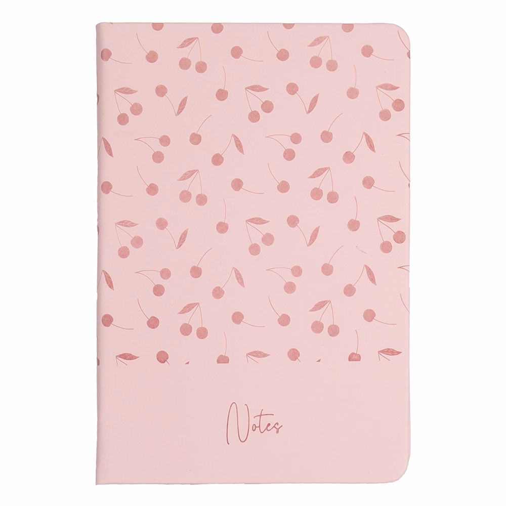 Jegyzetfüzet vonalas CREATIVE Cute cherry A/5 96 lapos keményfedelű