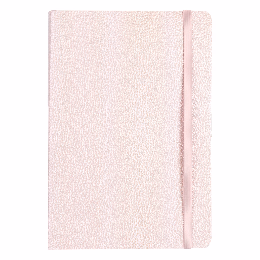 Jegyzetfüzet vonalas CREATIVE Shiny A/6 96 lapos keményfedelű pink