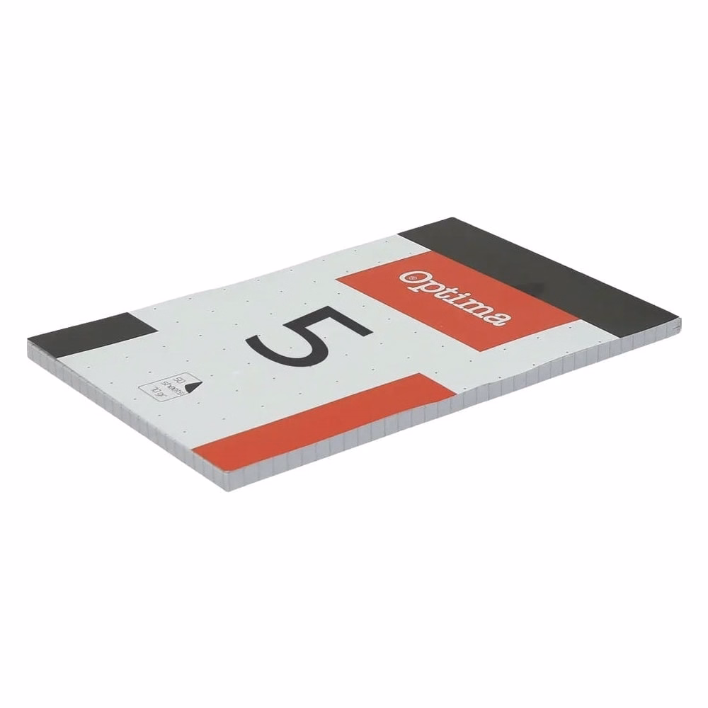 Jegyzettömb kockás OPTIMA 100x170mm 50 lapos