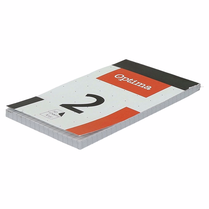 Jegyzettömb kockás OPTIMA 65x115mm 50 lapos