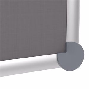Jelölőtábla MAUL MAULpro textil szürke 60x90cm