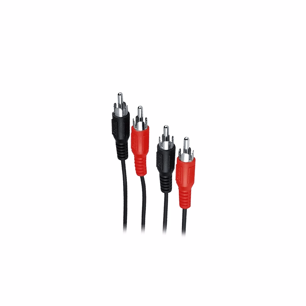 Kábel HAMA Eco 2RCA összekötő 1,5m fekete