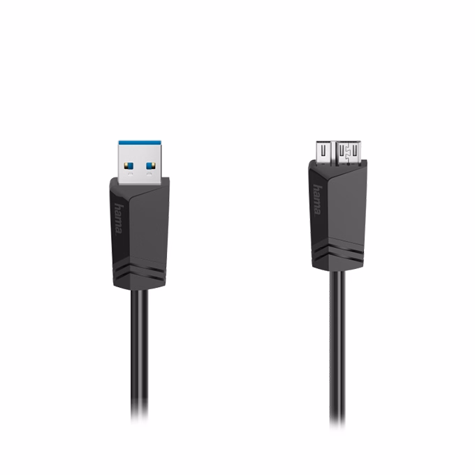 Kábel HAMA USB-A/Micro-USB 0,75m fekete