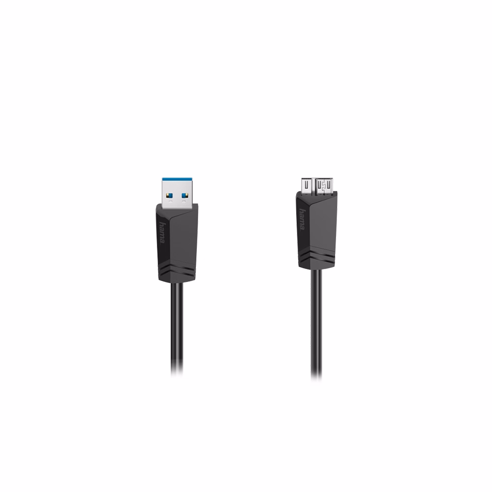 Kábel HAMA USB-A/Micro-USB 0,75m fekete
