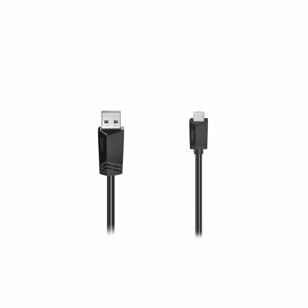 Kábel HAMA USB-A/Micro-USB 1,5m fekete