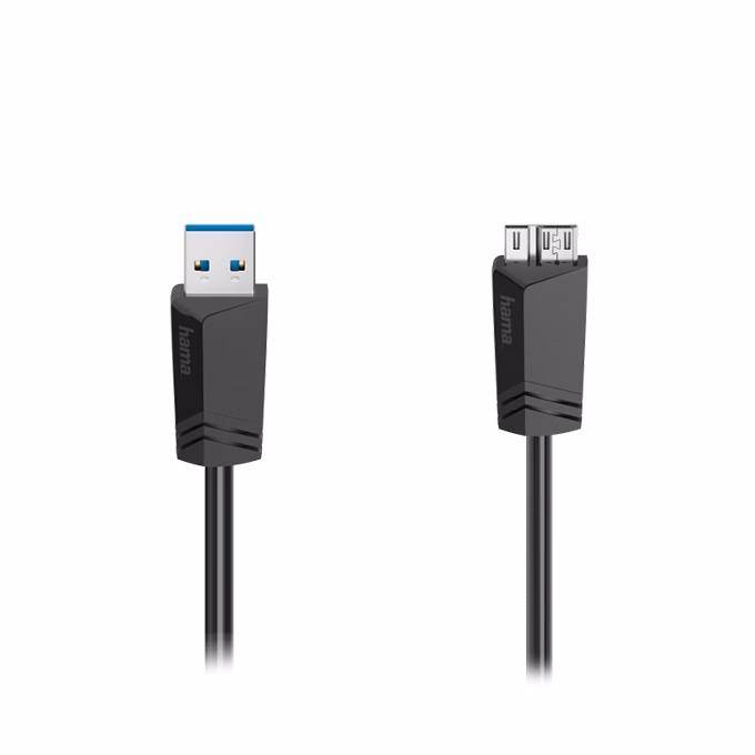 Kábel HAMA USB-A 3.0/Micro-USB 1,5m fekete