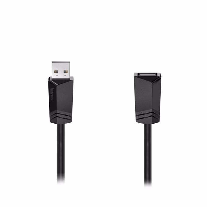 Kábel HAMA USB-A hosszabbító 3m fekete
