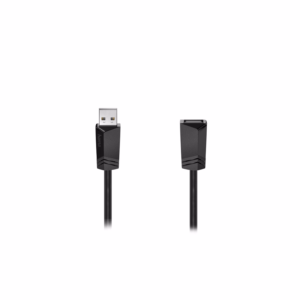 Kábel HAMA USB-A hosszabbító 3m fekete