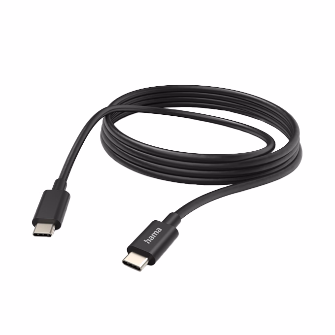 Kábel HAMA USB-C 3m fekete