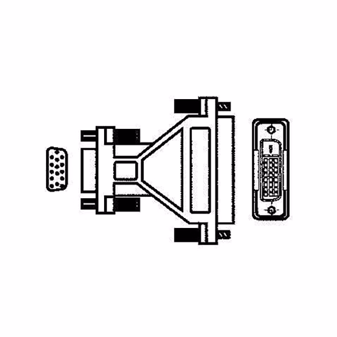 Kábel elosztó HAMA DVI/HDD
