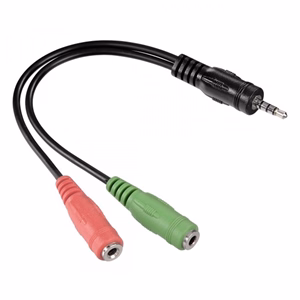 Kábel elosztó HAMA Jack 3,5mm/2x Jack