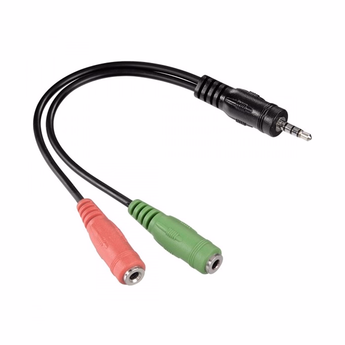 Kábel elosztó HAMA Jack 3,5mm/2x Jack