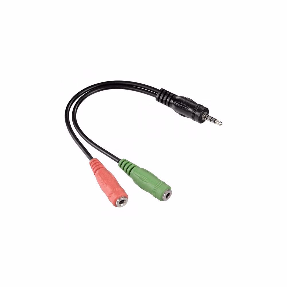 Kábel elosztó HAMA Jack 3,5mm/2x Jack
