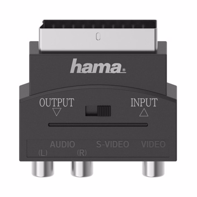 Kábel elosztó HAMA Scart/3RCA