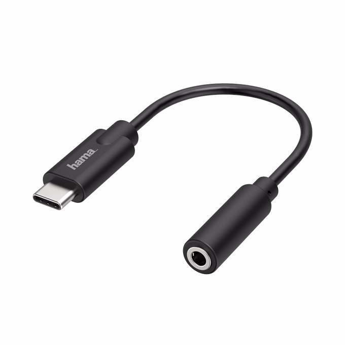 Kábel elosztó HAMA USB Type-C/Jack 3,5mm
