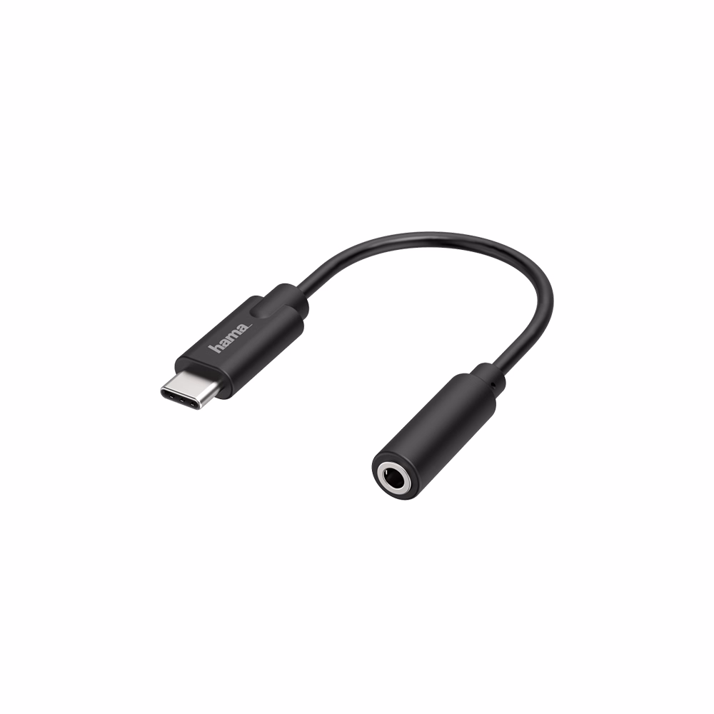 Kábel elosztó HAMA USB Type-C/Jack 3,5mm