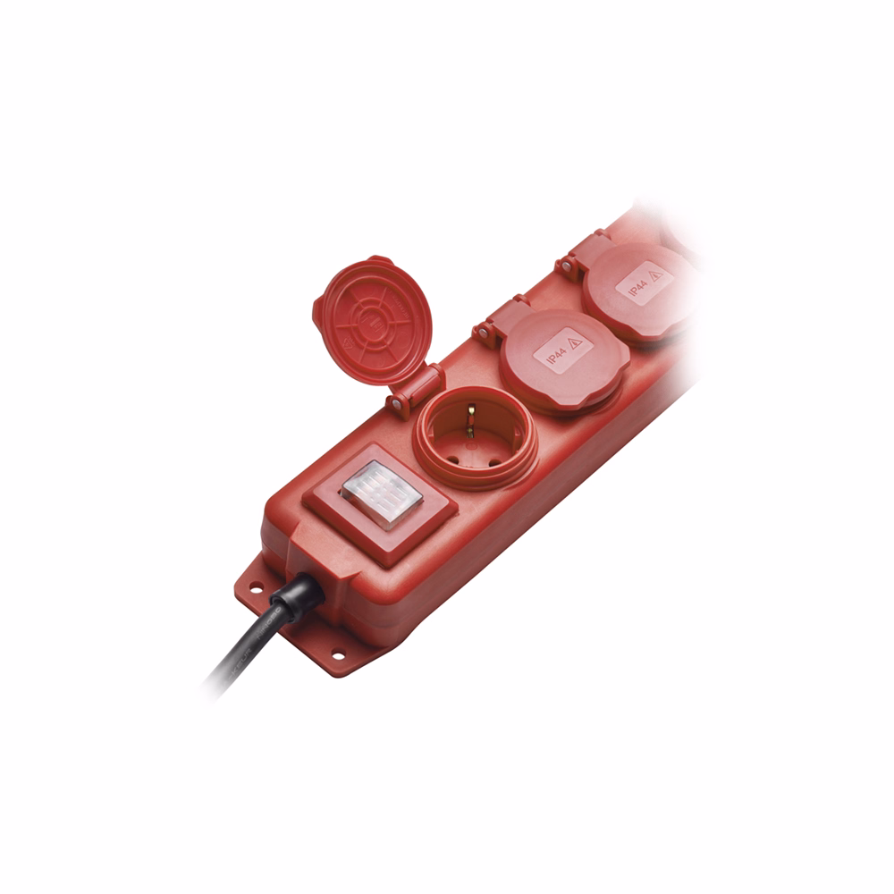 Kábel hosszabbító EMOS 4 aljzat 3m kapcsolóval IP44 fehér