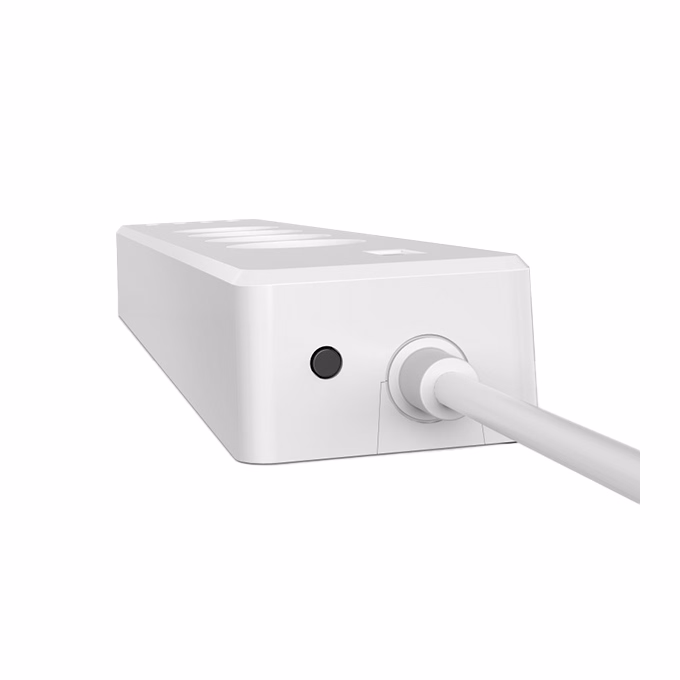 Kábel hosszabbító HAMA 4 aljzat + 4xUSB-A 1,7m túlfeszültség védett okos WIFI fehér