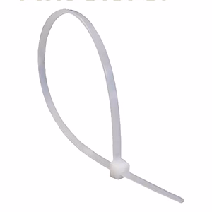 Kábelkötegelő-gyorskötőző 200mm x 2,5mm natúr 100 darabos