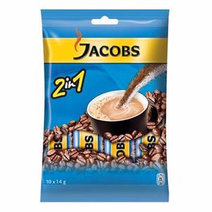 Kávé instant JACOBS 2in1 10x12,4 g