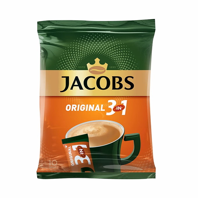 Kávé instant JACOBS 3in1 10x12,6 g