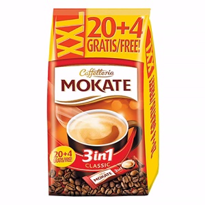 Kávé instant MOKATE 3in1 Classic 24x17 g