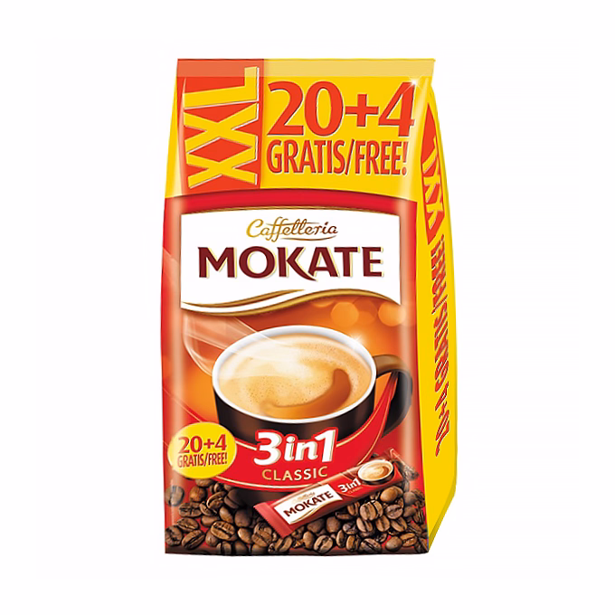 Kávé instant MOKATE 3in1 Classic 24x17 g
