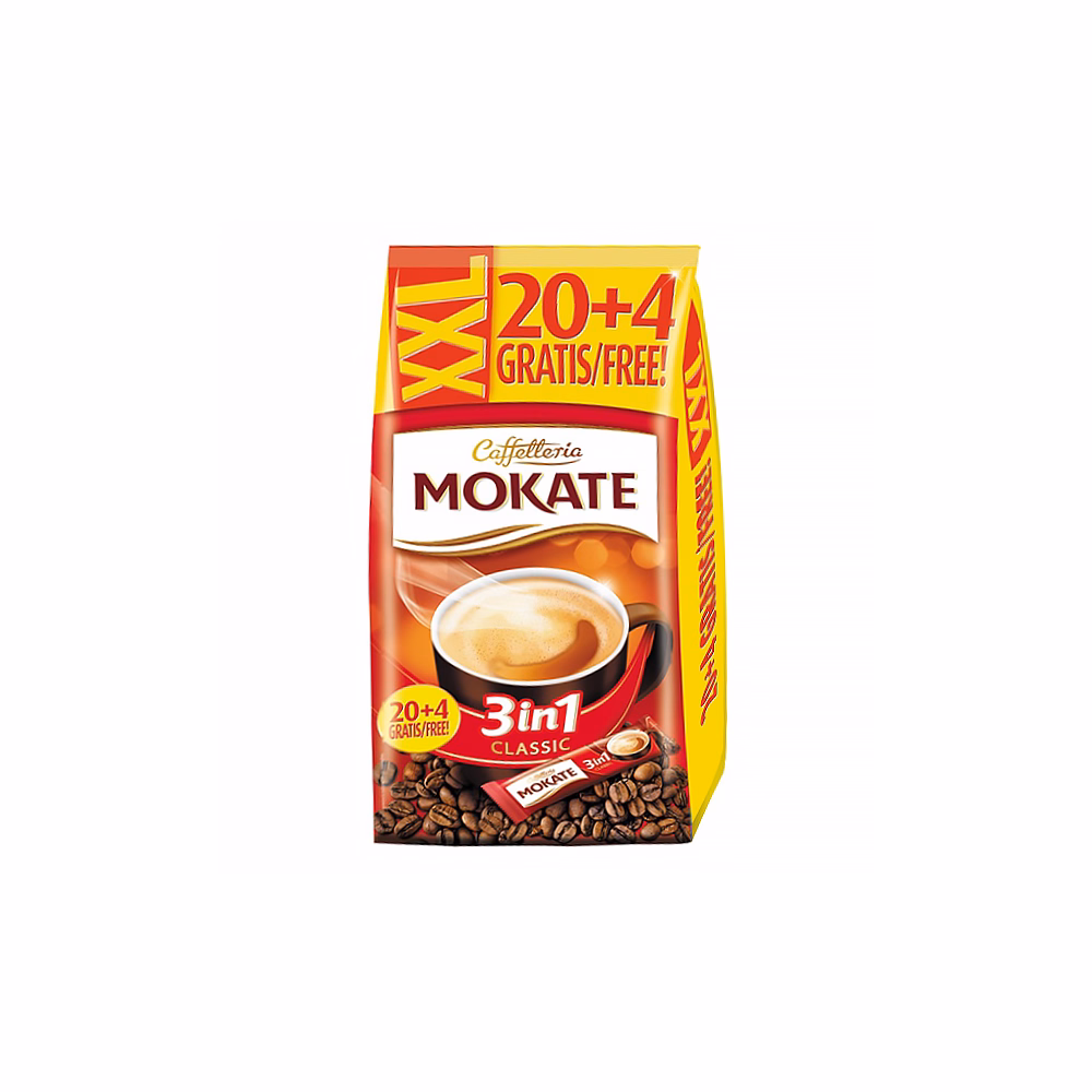 Kávé instant MOKATE 3in1 Classic 24x17 g