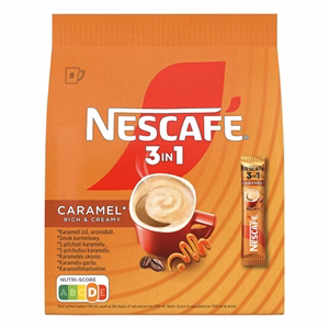 Kávé instant NESCAFE 3in1 Caramel 8x16 g