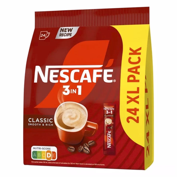 Kávé instant NESCAFE 3in1 Classic 20+4 x 15,5 g