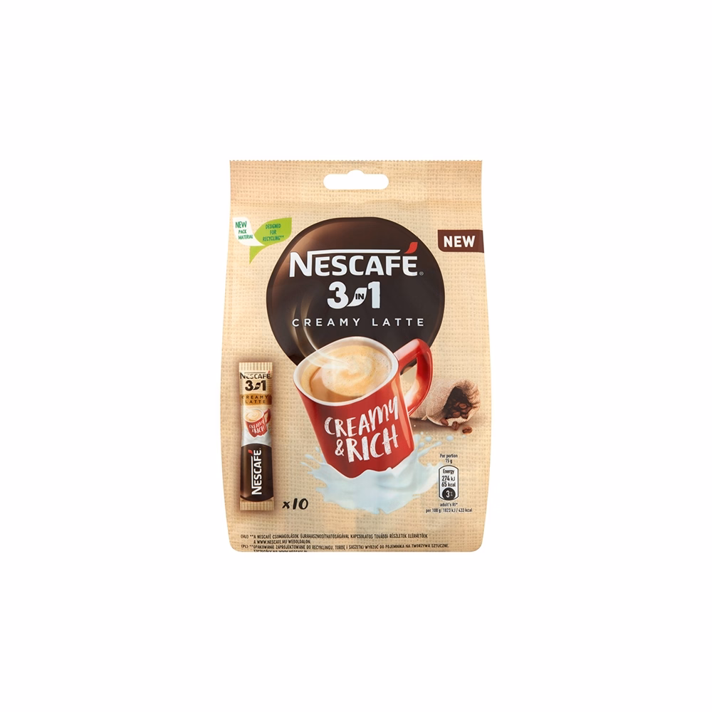 Kávé instant NESCAFE 3in1 Creamy Latte 10x15 g