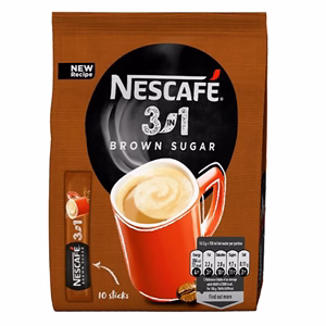 Kávé instant NESCAFE 3in1 barna cukorral 10x16,5 g Kávé instant NESCAFE 3in1 barna cukorral 10x16,5 g