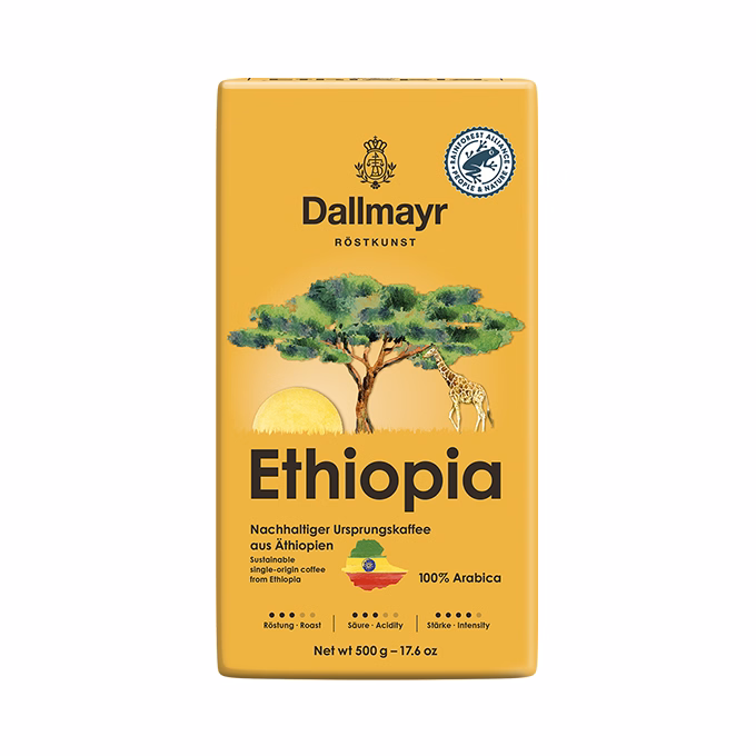 Kávé őrölt DALLMAYR Ethiopia 100% arabica 500 g