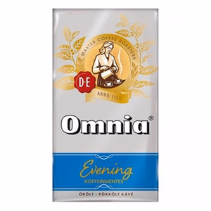 Kávé őrölt DOUWE EGBERTS Omnia Evening koffeinmentes 250 g Kávé őrölt DOUWE EGBERTS Omnia Evening koffeinmentes 250 g