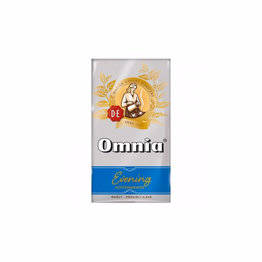 Kávé őrölt DOUWE EGBERTS Omnia Evening koffeinmentes 250 g Kávé őrölt DOUWE EGBERTS Omnia Evening koffeinmentes 250 g